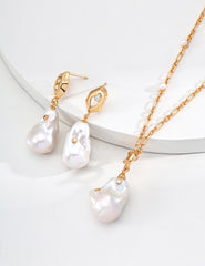 Celeste Baroque Pearl Necklace