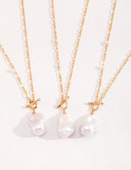 Celeste Baroque Pearl Necklace
