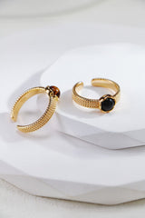 Noir & Solis Gemstone Ring