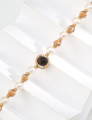 Aurora Tiger’s Eye & Pearl Necklace