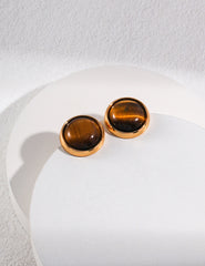 Solara Tiger’s Eye Earrings