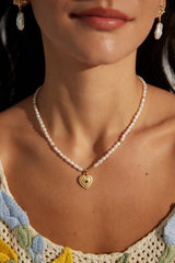 Heart of Pearl – Natural Pearl Pendant Necklace