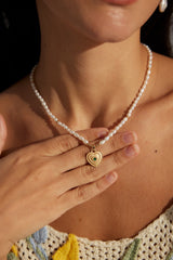 Heart of Pearl – Natural Pearl Pendant Necklace