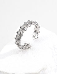 Modern Glow Ring – S925 Silver & CZ Sparkle