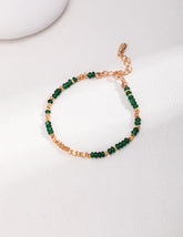 Vintage Color Stone Bracelet | S925 Silver