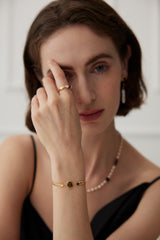 Natural Lapis Lazuli & Tiger Eye Bracelet