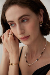 Natural Lapis Lazuli & Tiger Eye Bracelet