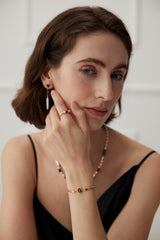 Natural Lapis Lazuli & Tiger Eye Bracelet