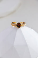 Noir & Solis Gemstone Ring