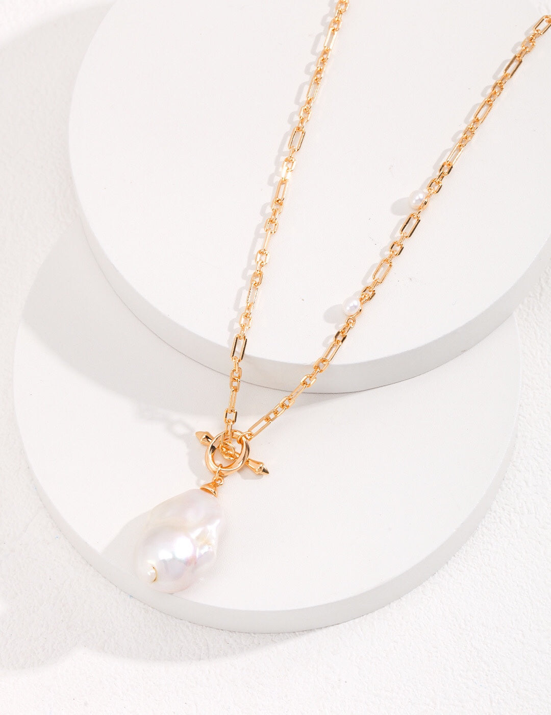 Celeste Baroque Pearl Necklace