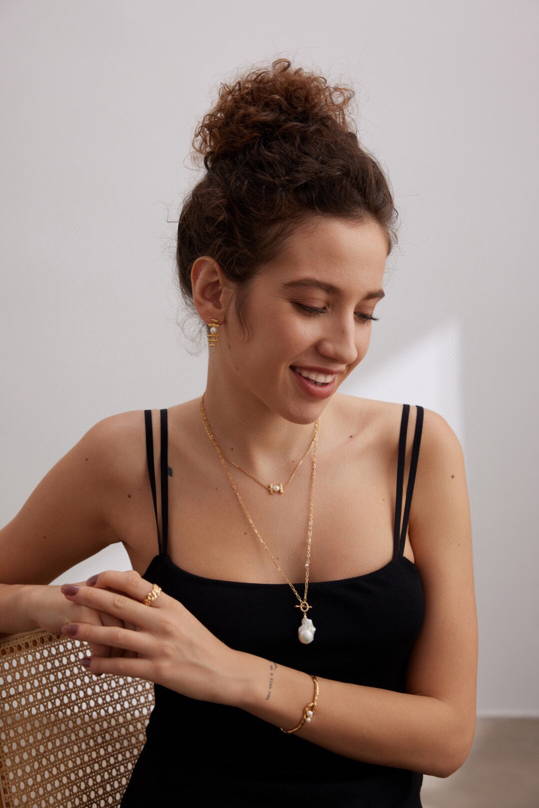 Celeste Baroque Pearl Necklace