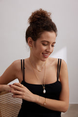 Celeste Baroque Pearl Necklace