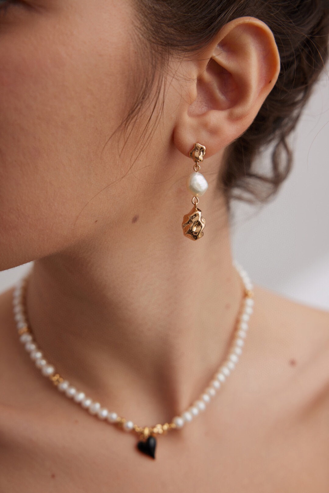 Aurora Baroque Pearl Earrings