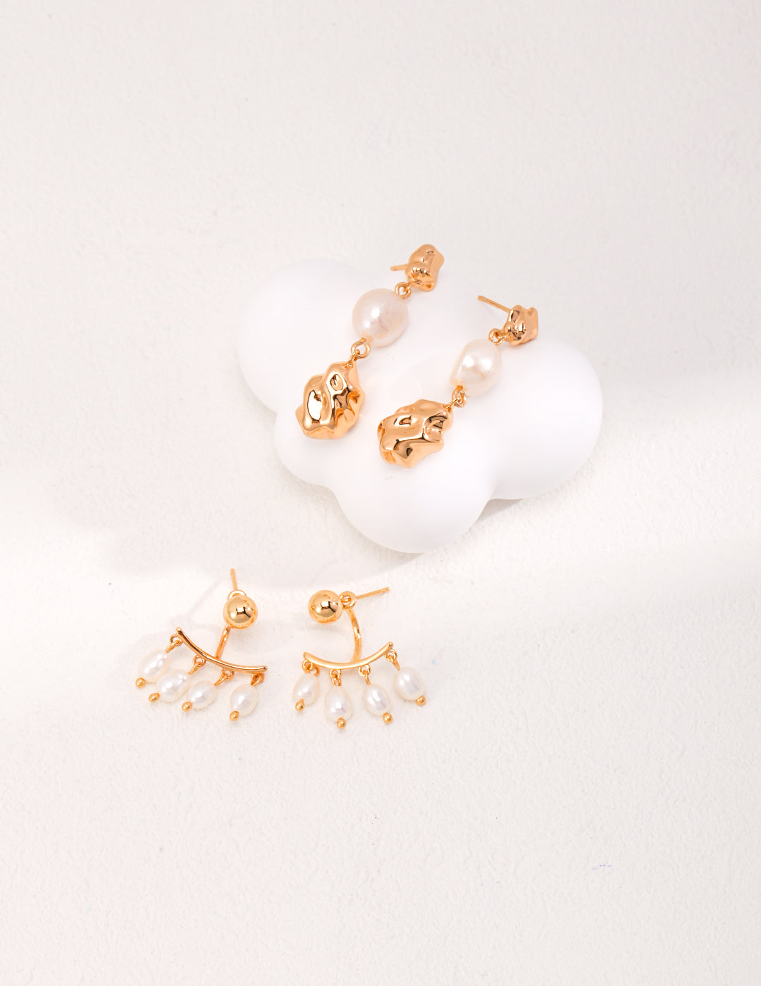 Aurora Baroque Pearl Earrings
