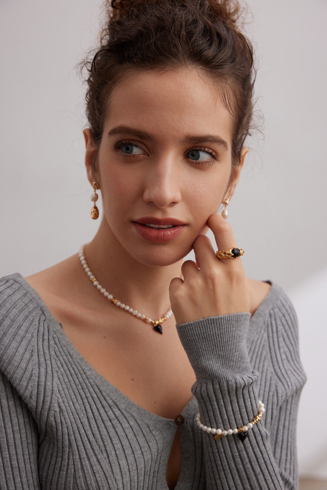 Aurora Baroque Pearl Earrings