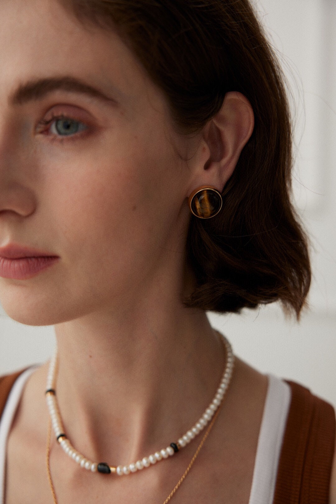 Solara Tiger’s Eye Earrings