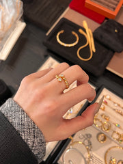 Daisy Bead Ring