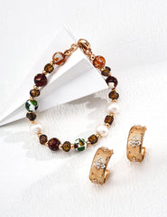 Natural Pearl & Aurora Shell Beads