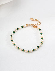 Natural Pearl & Emerald
