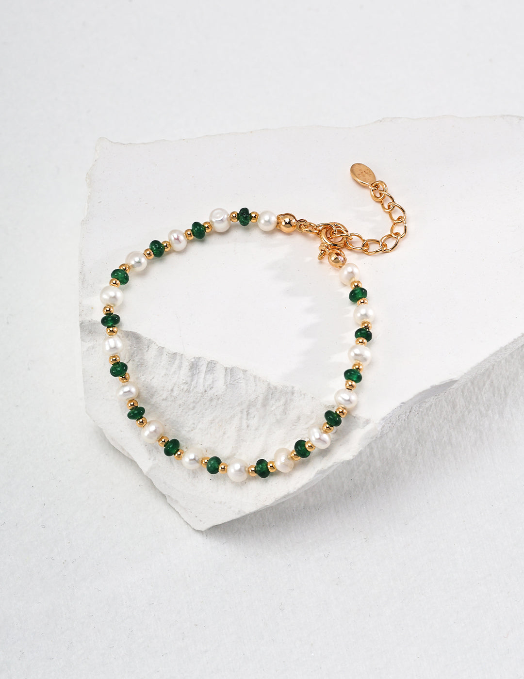 Natural Pearl & Emerald