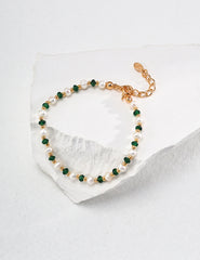 Natural Pearl & Emerald