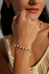 Natural Pearl & Emerald