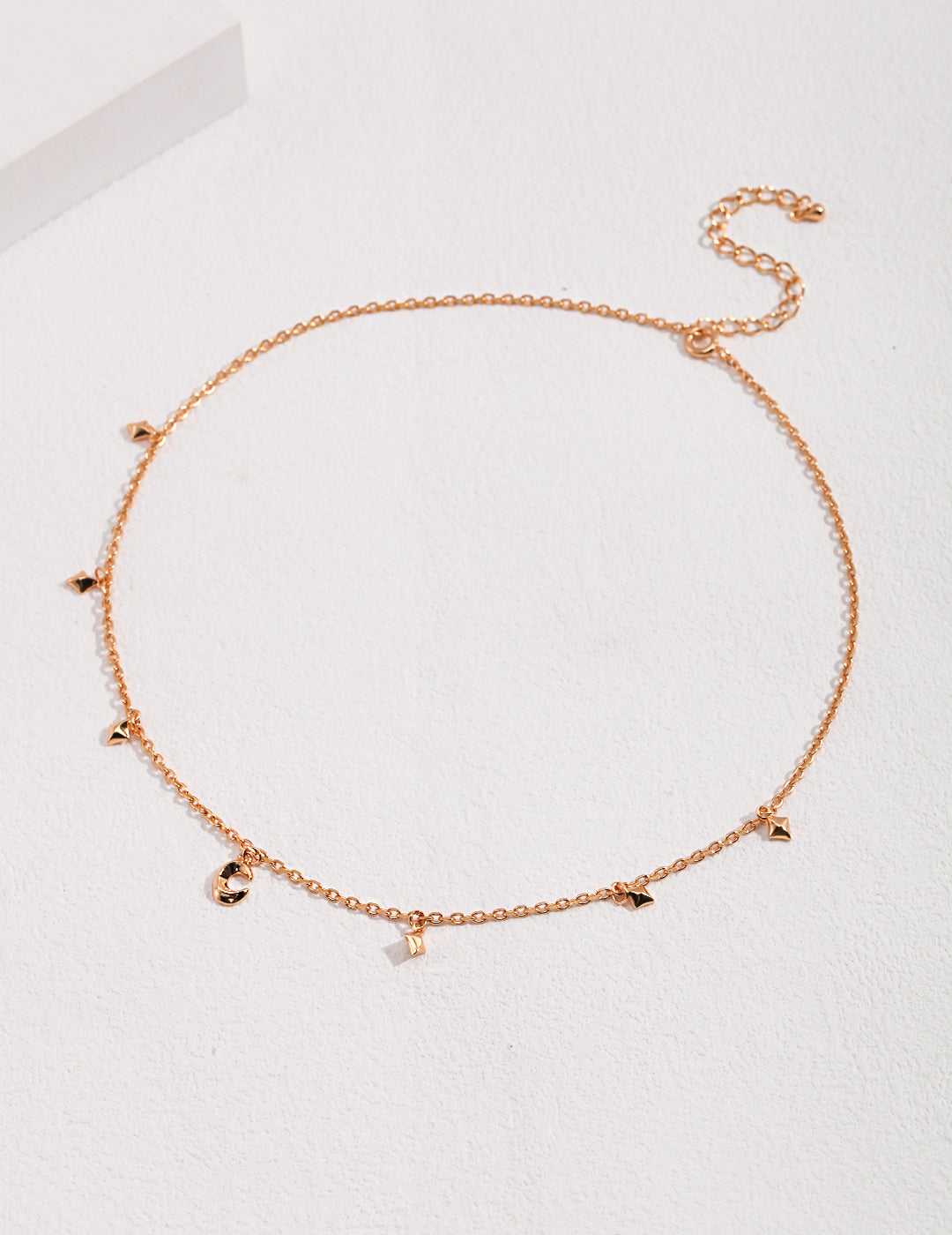 Starlit Crescent – Sterling Silver Moon & Stars Necklace