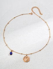Wishkeeper – Lapis Lazuli Pendant Necklace in S925 Silver