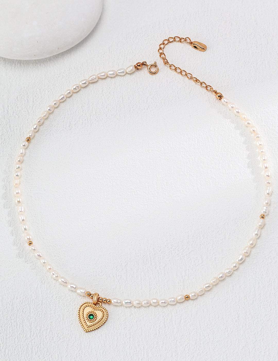 Heart of Pearl – Natural Pearl Pendant Necklace