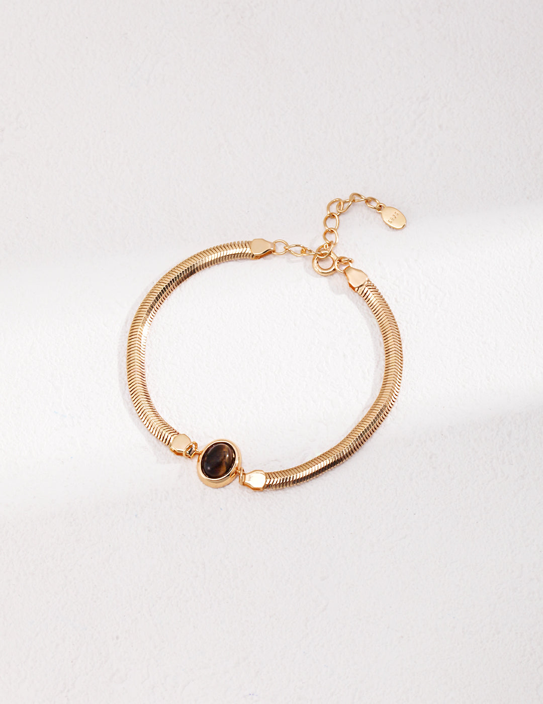 Natural Lapis Lazuli & Tiger Eye Bracelet
