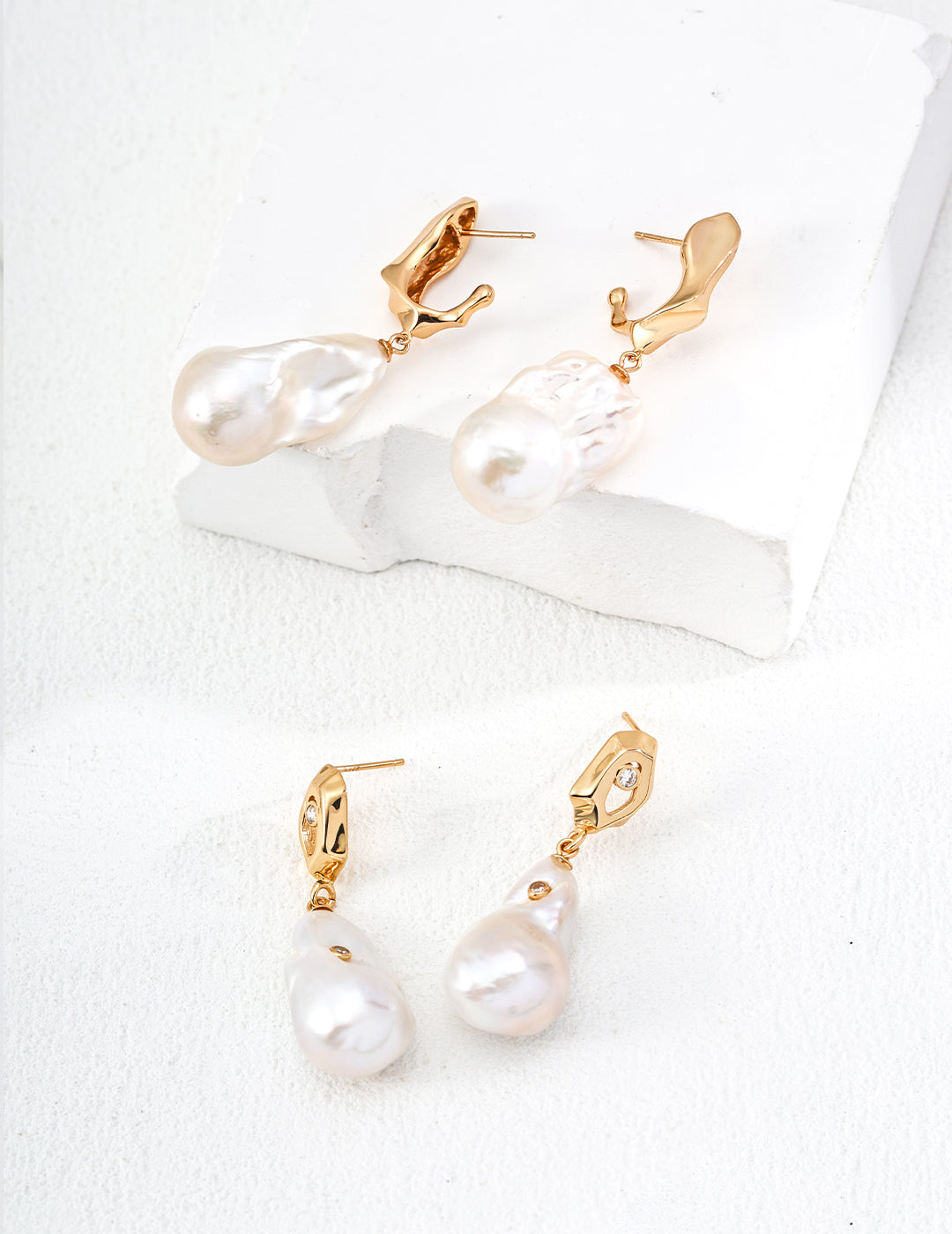 Celeste Baroque Pearl Necklace
